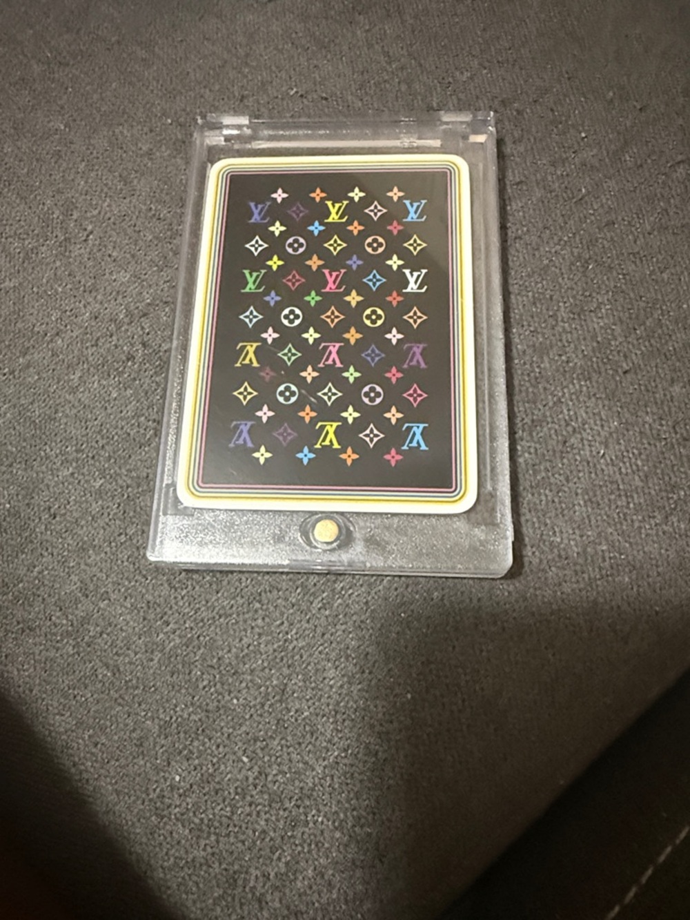 Louis Vuitton Black Multicolor Monogram Card Insert